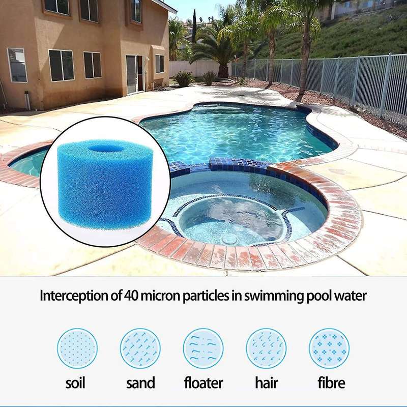 18Pcs Compatible Intex Pure Reusable Washable Hot Tub Filter Cartridge S1