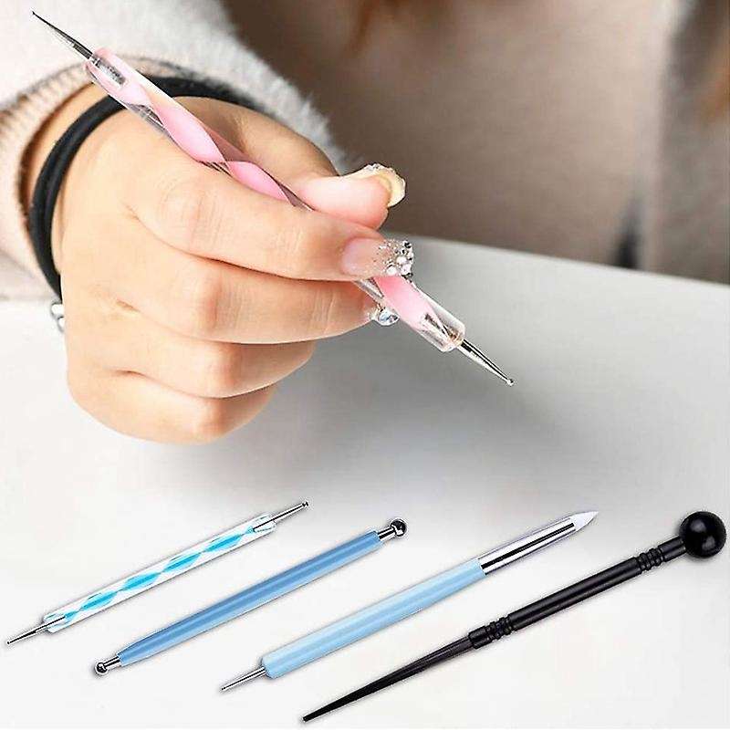 18Pcs Polymer Modeling Clay Sculpting Tools Dotting Tools Ceramic Clay Indentation Tools for Pottery