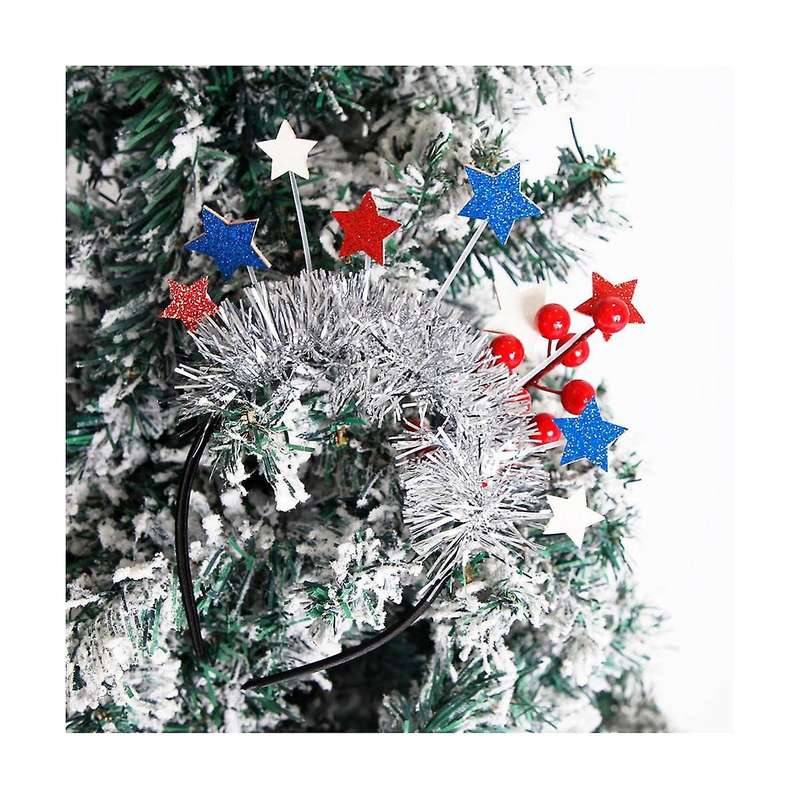 18pcs Independence Day Headwear Patriotic Head Boppers Headband Fourth 4th Of July Party Accessories