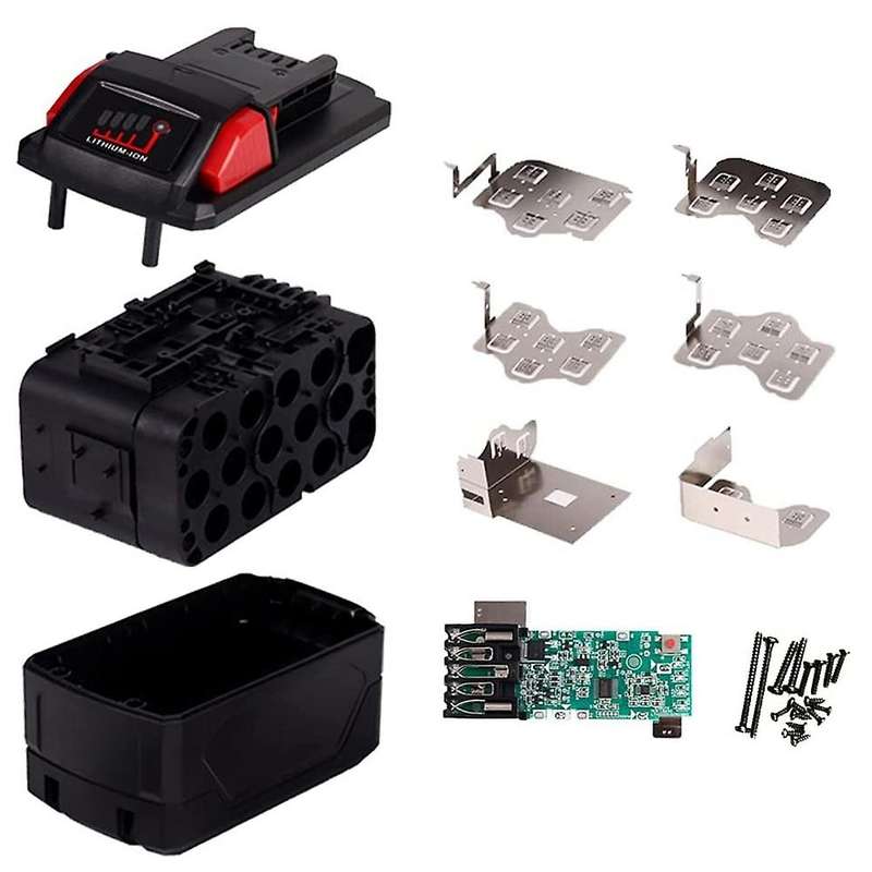 18V 9.0Ah Battery Case Replacement for Milwaukeee, Battery Replacement Repair Kit Part(No Battery In