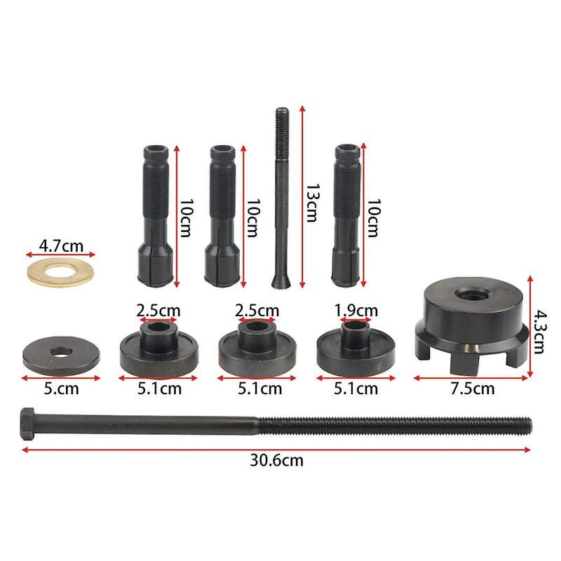 18Pcs VT102 1Inch 25mm Wheel Bearing Remover Installer Puller Tool for 2000-2020