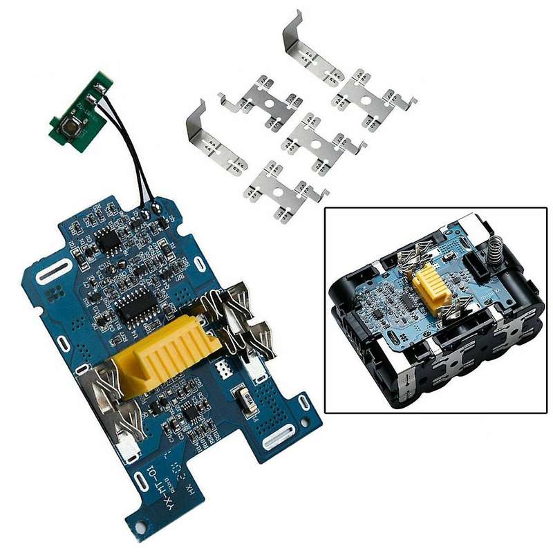 18V Battery Chip PCB Circuit Board Charging Protection Replacemen for BL1830 BL1840 BL1850 BL1860 Po