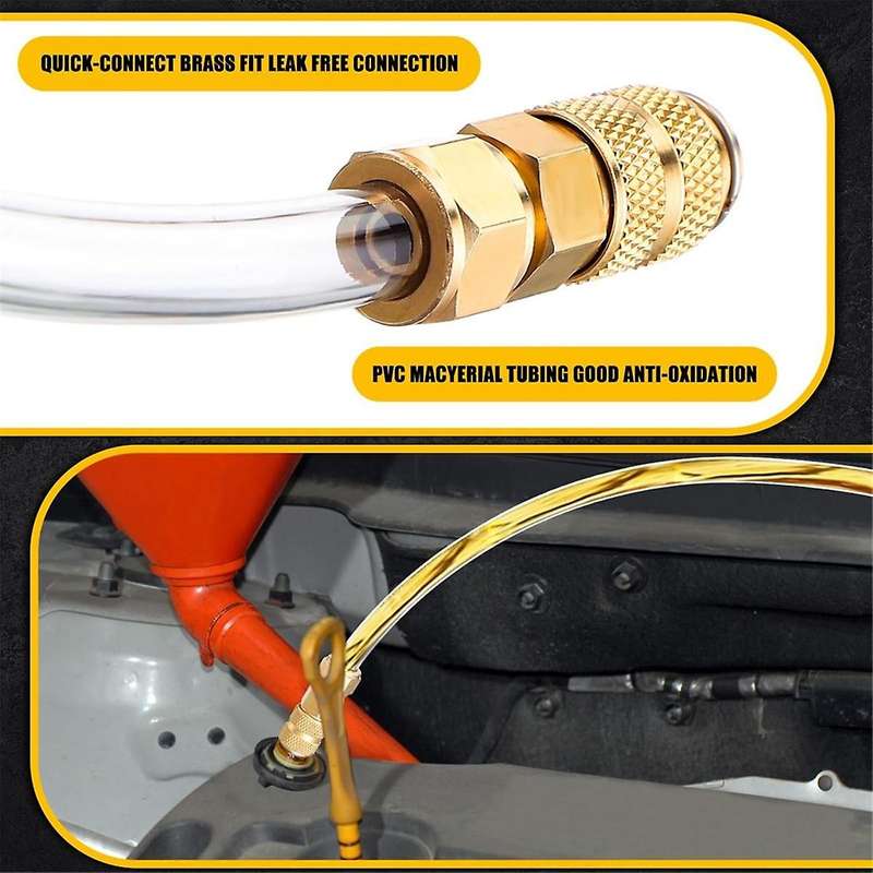 19 Pcs Hydraulic Steering Oil Filler Bleed Tube Bridge Hose Kit and Seal Kit with Pin Wrench with H