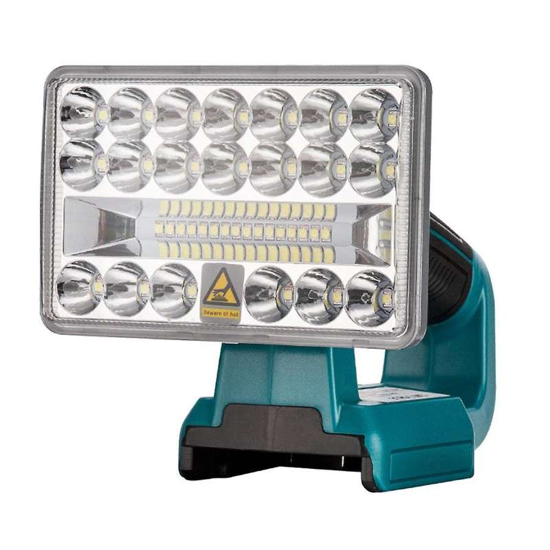 18v Led Working Lamp Flashlight Outdoor Spotlight Light for Bl1430 Bl1830 Lithium Battery Usb Outdoo