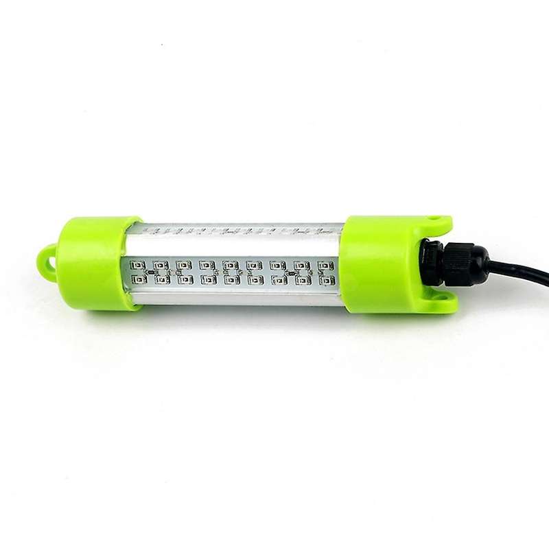 18W DC 12V LED Fish Attracting Light Fishing Lure Bait Fishing Finder Light Submersible Underwater F