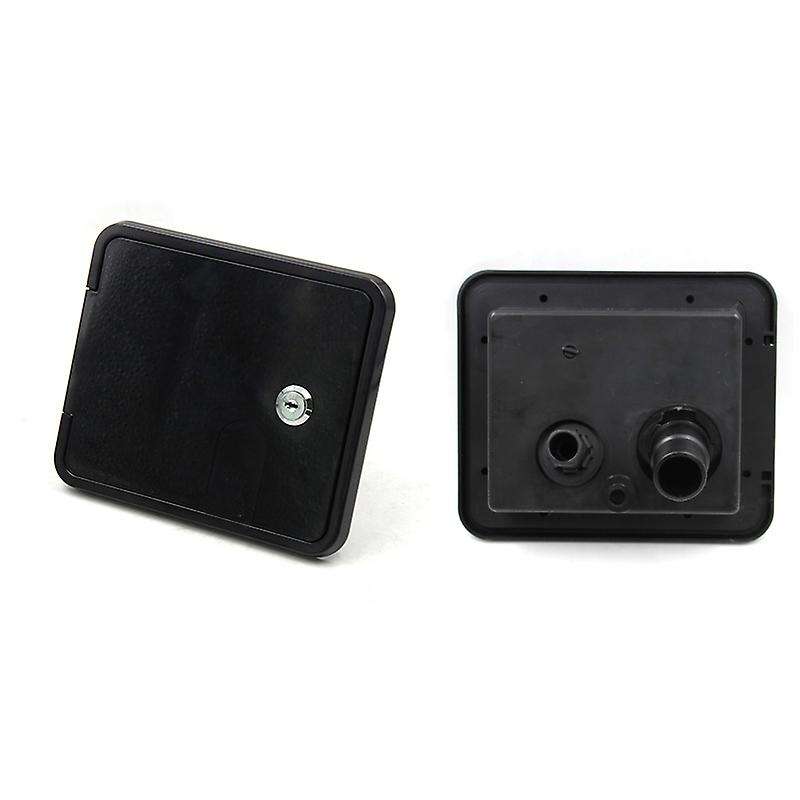 193X164.5 mm RV Hatch Cover Accessories Lockable Water Inlet Parts with Keys Square Threaded Fill Di
