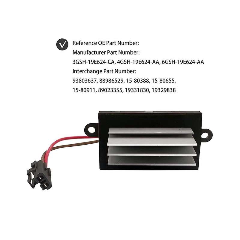 19331830 19329838 Blower Motor Fan Resistor for H2 Heater Auto Parts 3gsh-19e624-ca 6gsh-19e624-aa