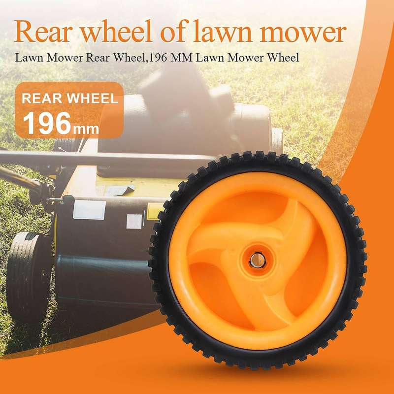196 MM Lawn Mower Wheel Compatible Husqvarnaa Compatible McCulloch 5324025-67