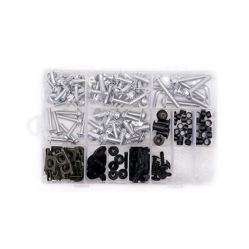 195PCS Motorcycle Fairing Bolts Screw Kit for 1199 1098 899 848 Panigale Corse 1000 Silver