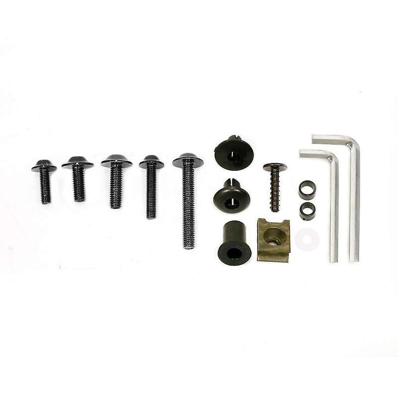 198Pcs Universal Motorcycle Fairing Bolt Screw Fastener Fixation for Mounting Kits Red