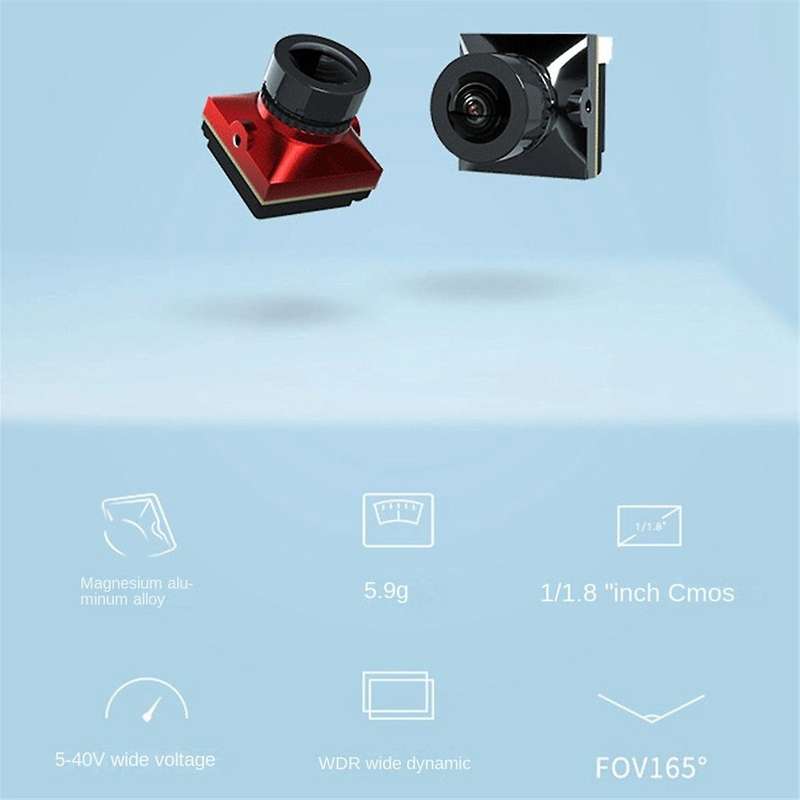 19x19mm for 2 1/1.8Inch Starlight 1200TVL NTSC PAL 16:9 4:3 Switchable Super WDR FPV Micro-Camera fo