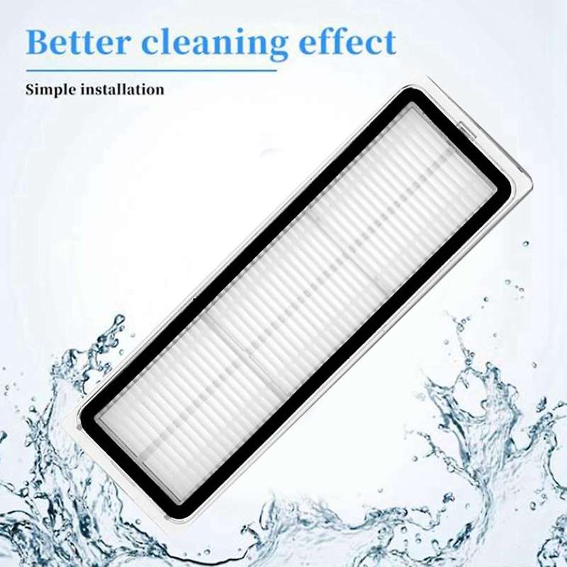 19pcs Main Side Brush Filter Mop Cloth and Mop Holder