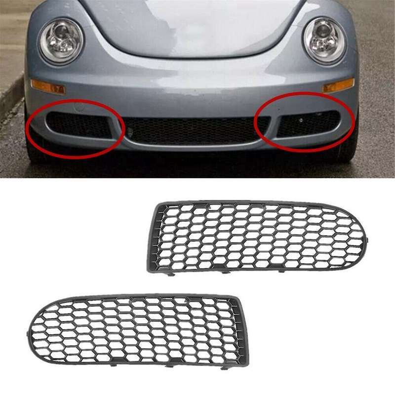 1c0807683h 1c0807684a Fog Lamp Cover Front Bumper Lower Mesh Fog Lamp Grille Automotive for 2006-201