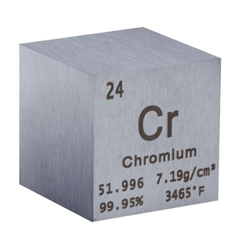 1inch (about 2.5cm Metal,high Density Elements-cube Pure Metal,used In Elements Series Laboratory E