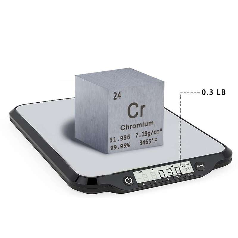 1Inch (About 2.5cm Metal,High Density Elements-Cube Pure Metal,Used in Elements Series Laboratory Ex
