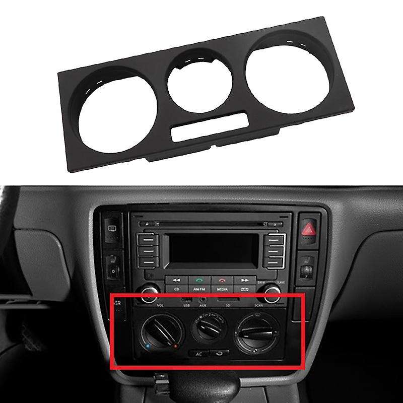 1J0 819 157 Black Air Conditioning Frame HVAC Heater Control Trim Panel for  B5 Golf 4 MK4 2001-2005