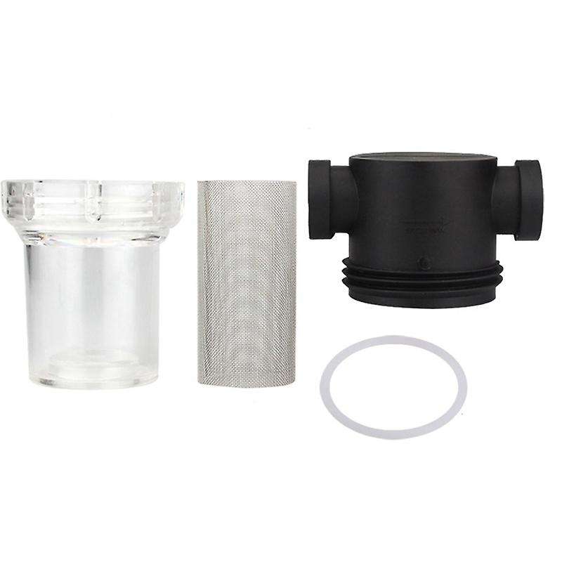 1inch Garden Filter Plastic Transparent Irrigation System Impurity Filter Aquaculture Household Wate