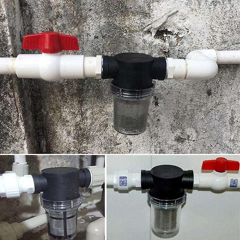 1inch Garden Filter Plastic Transparent Irrigation System Impurity Filter Aquaculture Household Wate