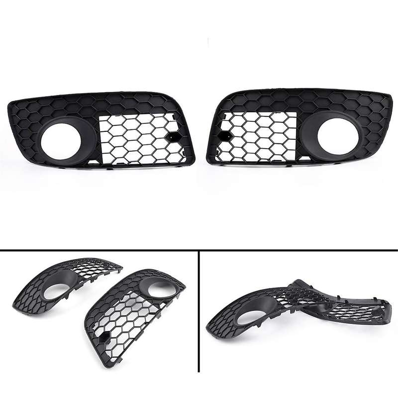 1k0853665s 1k0853666p Front Fog Lamp Bezel Mesh Fog Lamp Grille Car for Golf Mk5 2005-2009