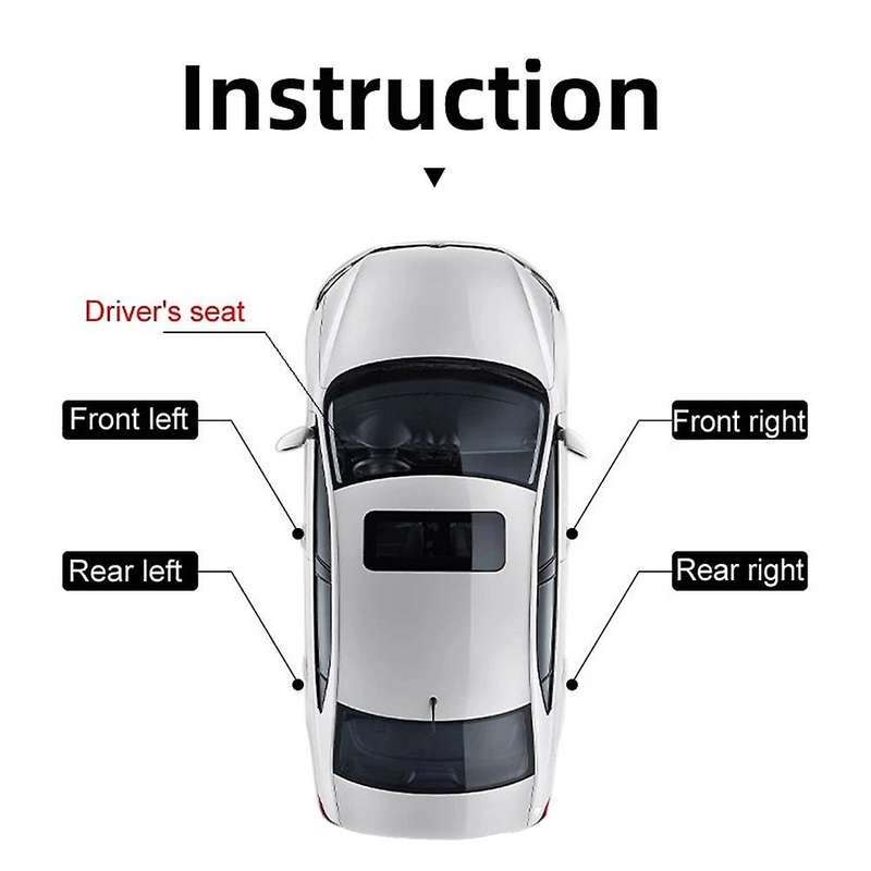 1k8837879 5kd837879 Front Left Door Handle Lock Cylinder Cover for Golf 6 Black