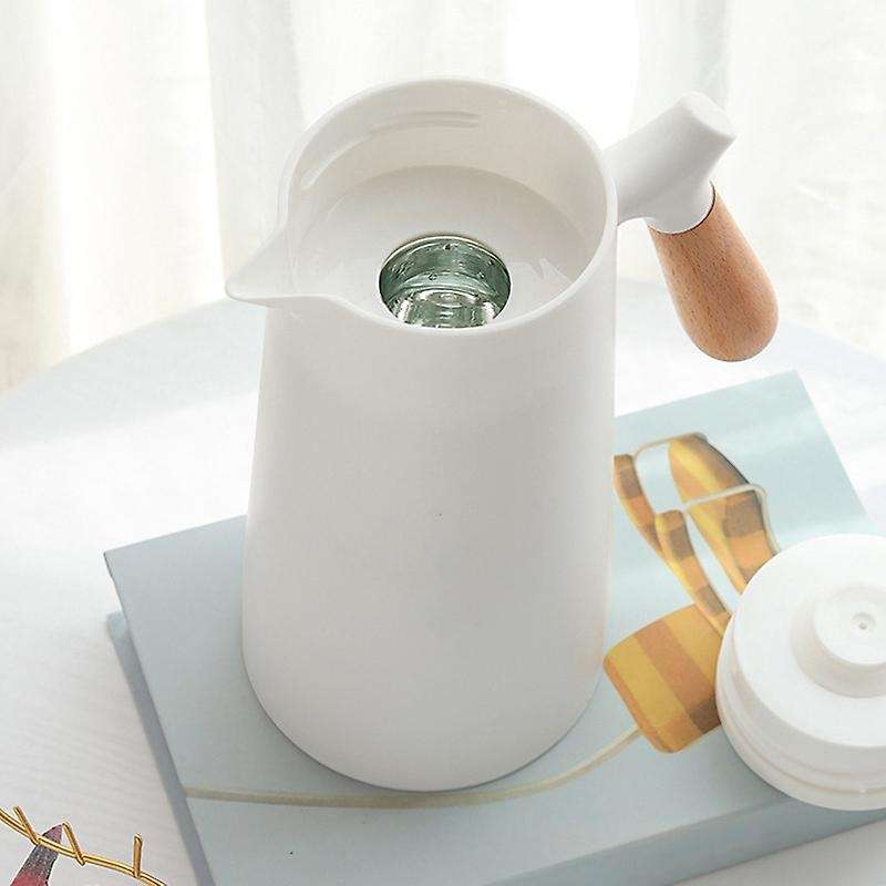 1l Glass Liner Vacuum Flask Hot Water Jug Home Office Insulation Leakproof Hot Water Pot for Coffee