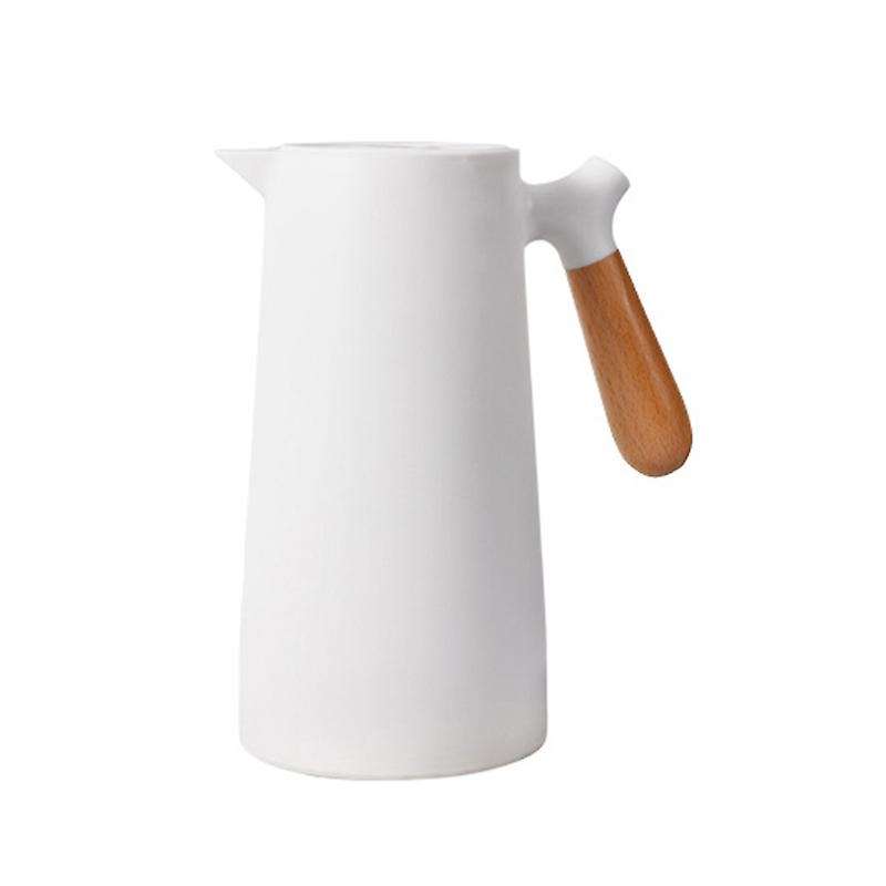 1l Glass Liner Vacuum Flask Hot Water Jug Home Office Insulation Leakproof Hot Water Pot for Coffee