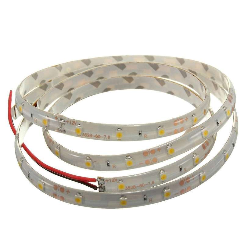 1M 60-3528 SMD Waterproof LED Light Strip DC12V (Warm White)