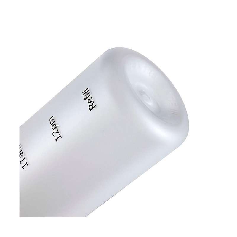1l Water Bottle with Time Marker 32 Motivational Reusable Fitness Sports Leakproof Frosted Plastic