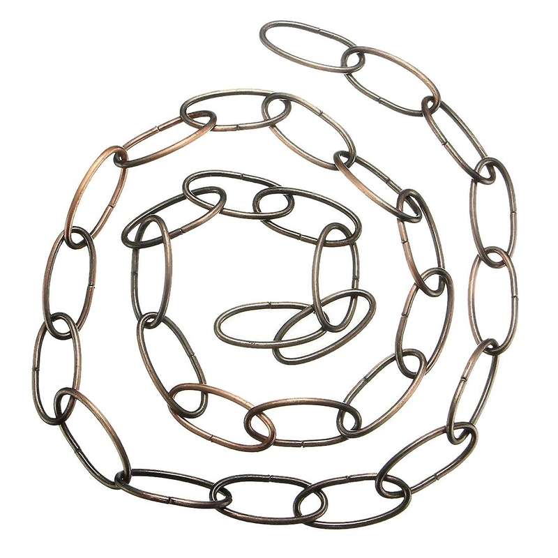 1m Heavy Duty Chain for Vintage Chandelier Hanging Lamp,red Bronze