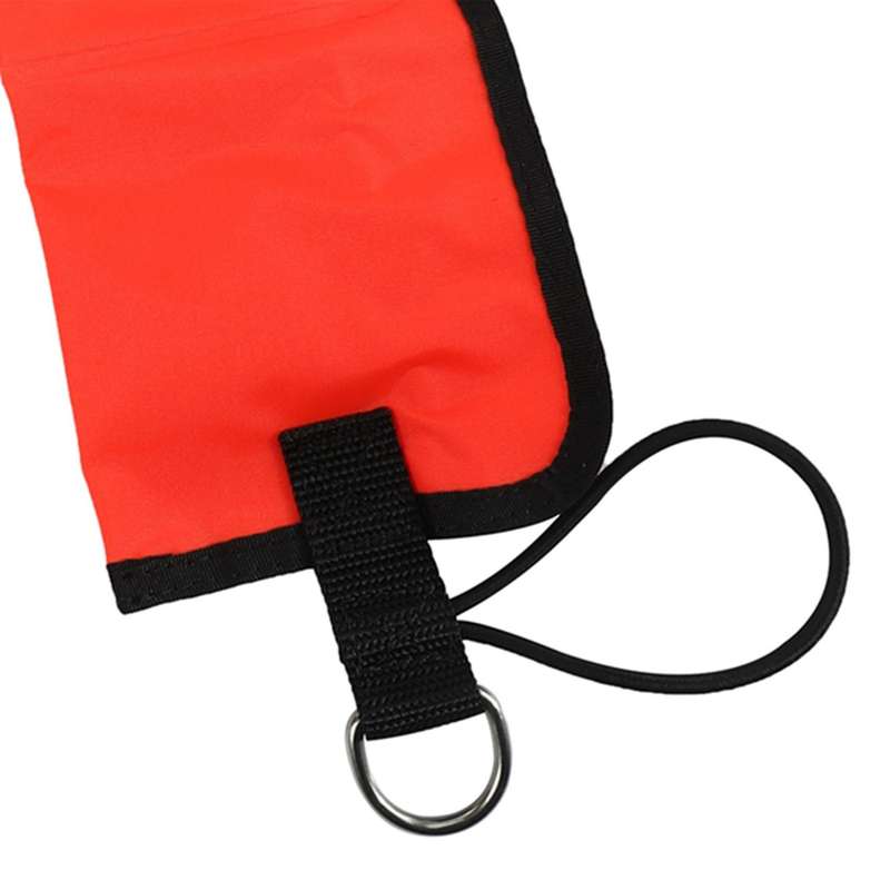 1M Scuba Diving Inflatable Float Signal Tube Sausage,Red