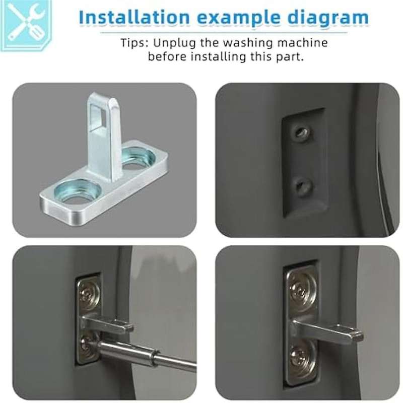 1pack 5304505088 Washer Door Strike Replacement for Washer Door Latch 4452319 Ap6031188 Ps11766033