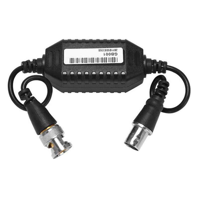 1pack Coaxial Video Ground Loop Isolator Balun Male to Female for Cctv Camera