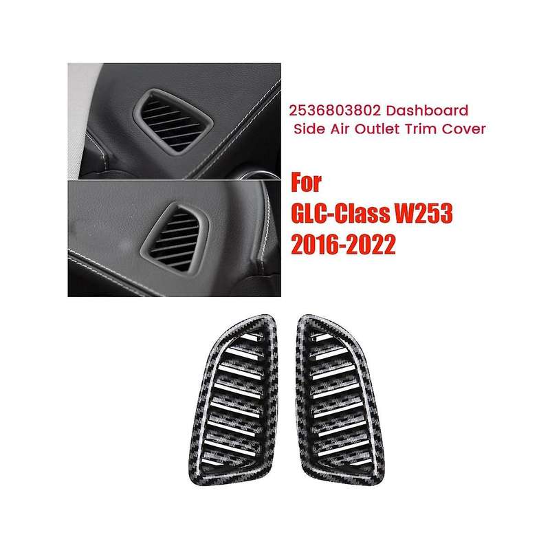 1Pair 2536803802 Dashboard Side Trim Frame for GLC-Class W253 2016-2022 Air A/C Outlet Cover A