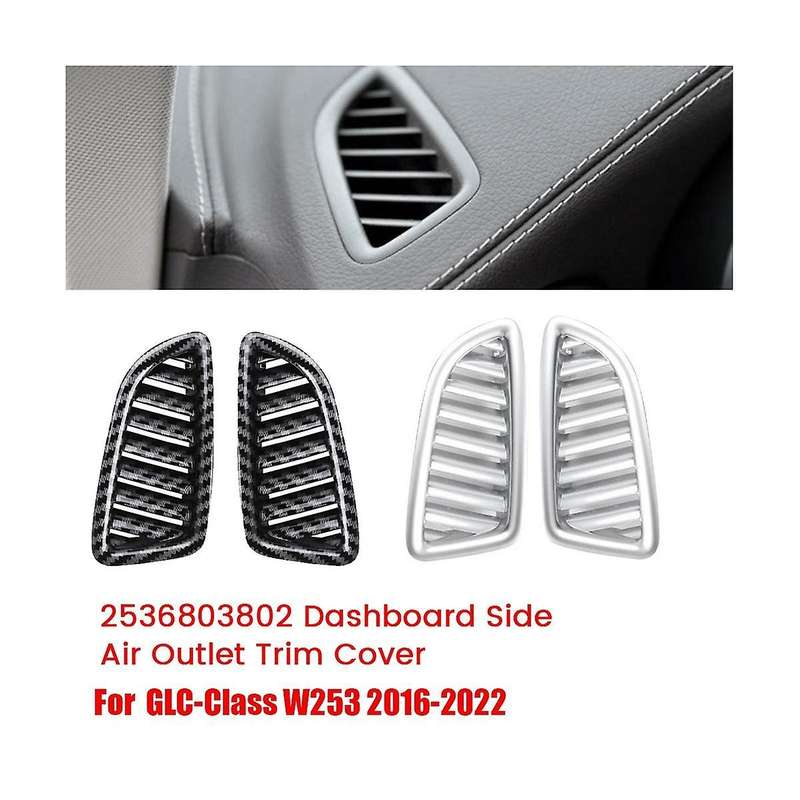 1Pair 2536803802 Dashboard Side Trim Frame for GLC-Class W253 2016-2022 Air A/C Outlet Cover A