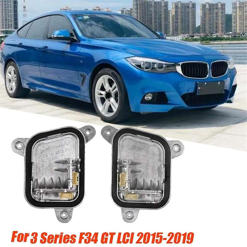 1pair 63117470427 63117470428 for 3 Series F34 Gt 2015-2019 Led Module Control Drl Daytime Running