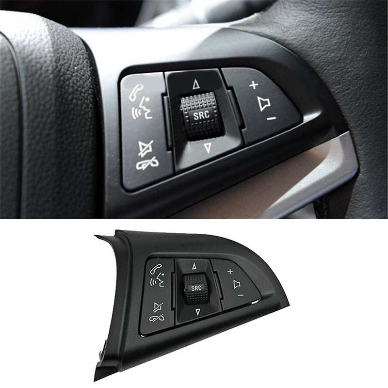 1Pair 96892135 96892140 for 2009 -2014 Car Steering Wheel Button Cruise Speed Control Switch with Wi