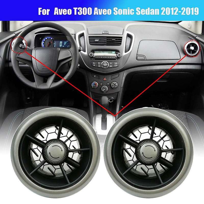 1pair 95280207 Air Conditioner Outlet Nozzle for Aveo T300 Aveo Sonic Sedan 2012-2019 Dash Grille
