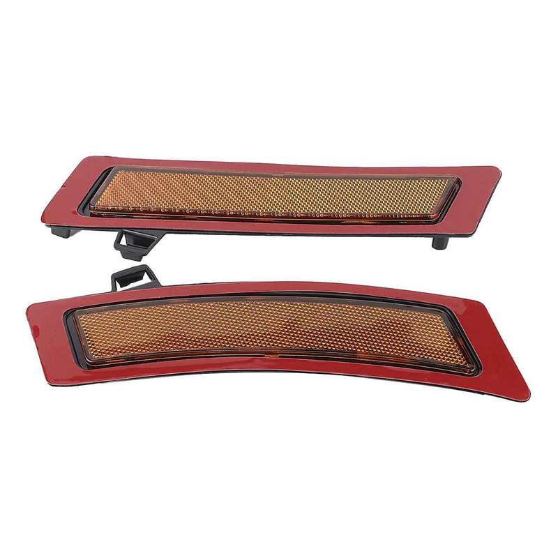 1pair Amber Front Bumper Reflector Side Marker Lights Fit for Bmw E70 X5 2011-2013 63147274433 6314
