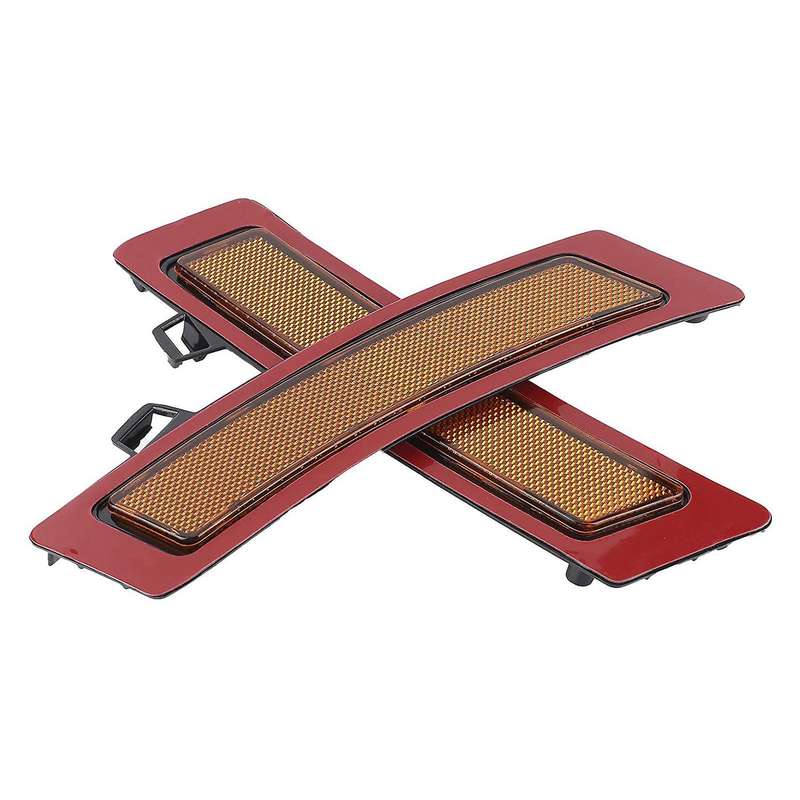 1pair Amber Front Bumper Reflector Side Marker Lights Fit for Bmw E70 X5 2011-2013 63147274433 6314