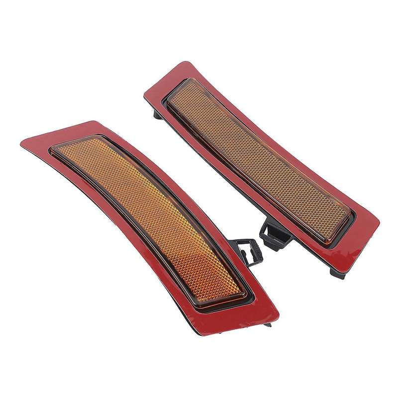 1pair Amber Front Bumper Reflector Side Marker Lights Fit for Bmw E70 X5 2011-2013 63147274433 6314