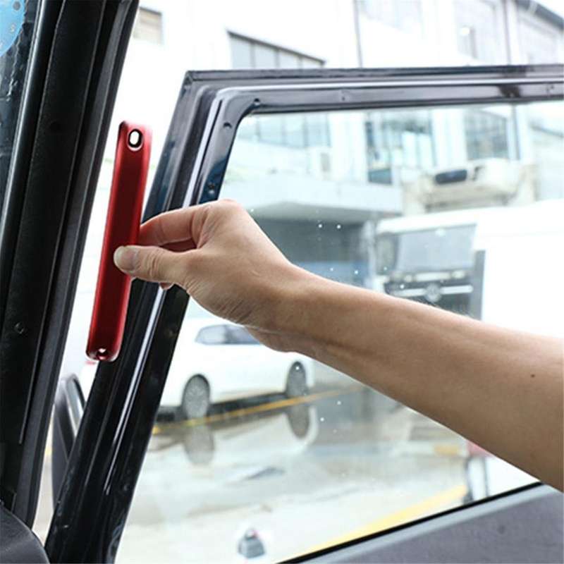 1Pair Alloy A Pillar Grab Handle Trim for 90 110 2004-2018 Car Inner Door Pillar Handle Grip