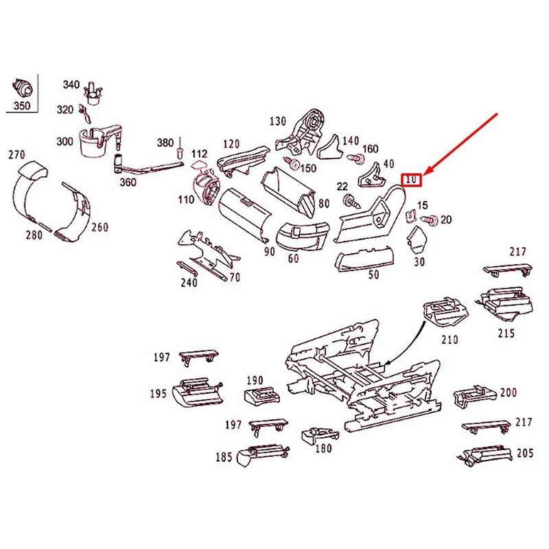 1Pair Beige Seat Trim Cover Panel for S-Class W220 S500 S430 S600 S55 2000-2002 A2209102918 22091030