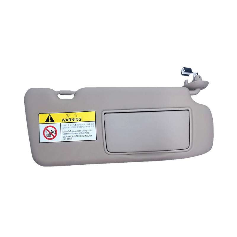 1pair Beige Visor Shade W/ Mirror Light 83280-tly-h11za 83230-tly-h11za for -v2017-2021 Car Sunshad