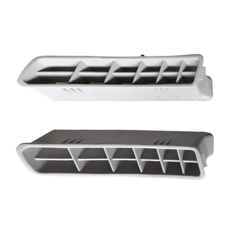 1Pair A-Pillar Air Outlet Front Window Air Conditioning Vents for Golf 6 Golf MK6 2009-2014 Light Gr