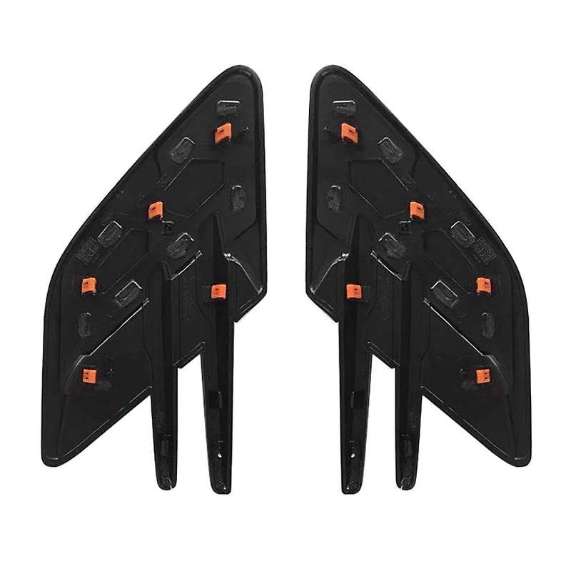 1Pair Bright Black Side Air Flow Vent Grille Grill Side Grilles Grid for Range Sport 2018-2021