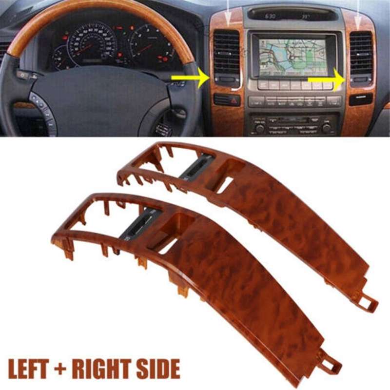 1Pair Car Air Conditioner Outlet Frame Cover for Land Cruiser Prado 120 GX470 A