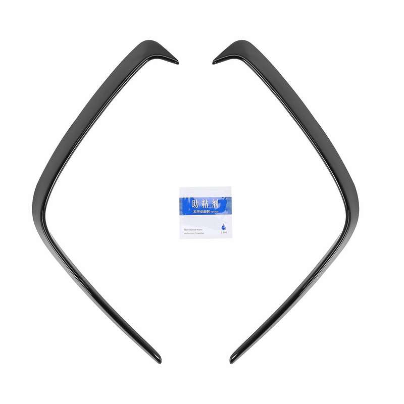 1Pair Car Black Abs Rear Bumper Splitter Spoilers Canard for for W176 A200 A250 A45 for 2013-2016