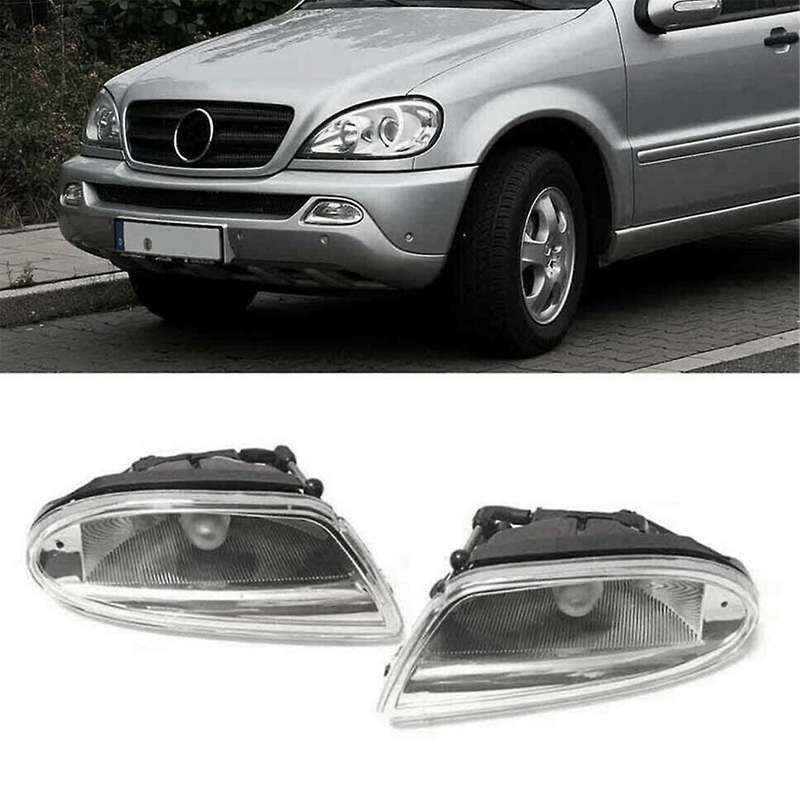 1Pair Car Anti-Fog Light Driving Lamp for - W163 ML320 ML350 ML430 ML500 1998-2005 A1638200328 A1638