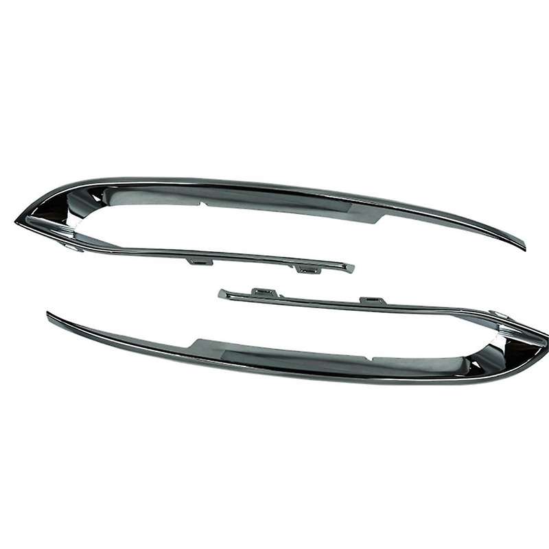 1pair Car Bumper Decorative Strip(lh+rh)for 5 Series F10 F11 Fog Light Frame Trim 51117331769 511173