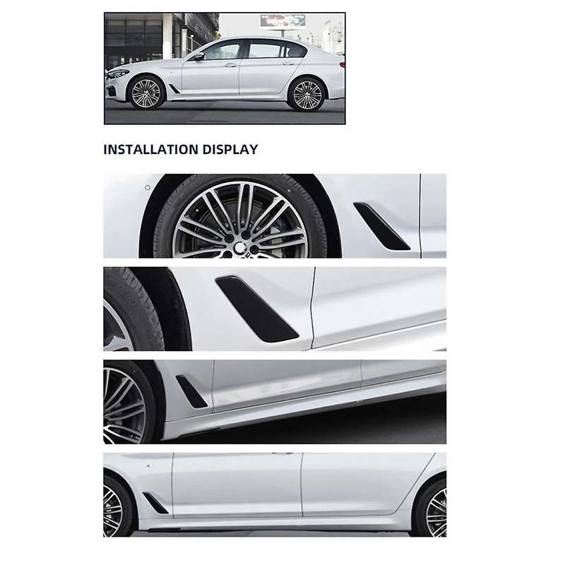 1Pair Car Body Trim Strip for 5 Series G30 G31 G38 2018-2022 51137349593 51137349594Side Air Vent C